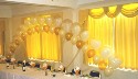 Tripple Arch with Heart inset into the clear balloon (click to enlarge)