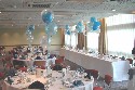 Trio Cloud Nine over top table setting (click to enlarge)