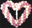 Swirl Heart Can be hung, table mount or floor mounted (click to enlarge)