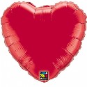 Heart Shape Microfoil Balloons, available in 20 colours and many sizes (click to enlarge)