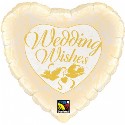 Wedding Wishes Doves and Roses available in 18 inch Foil (click to enlarge)