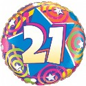 Stars and Swirls 18 inch foil (click to enlarge)