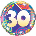 Stars and Swirls 18 inch Foil (click to enlarge)