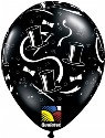 Top Hats a round available in 11 and 36 inch balloons (click to enlarge)