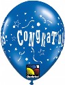 Congratulations Stars 11 inch Balloons (click to enlarge)