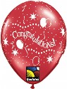 Congratulations Party 11 inch Balloons (click to enlarge)