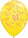 Butterflies 11 inch Latex Balloons (click to enlarge)