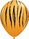 Tiger Print 11 Inch Latex Balloons (click to enlarge)