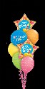 Birthday Bouquet No 4 �15.00 plus delivery (click to enlarge)