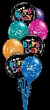 Birthday Bouquet No 5 �17.00 plus delivery (click to enlarge)