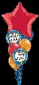 Birthday Bouquet No 6 �24.00 plus delivery (click to enlarge)